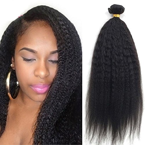 Amazon Com Yaki Straight Weave Afro Hair Weave Kinky Straight 4