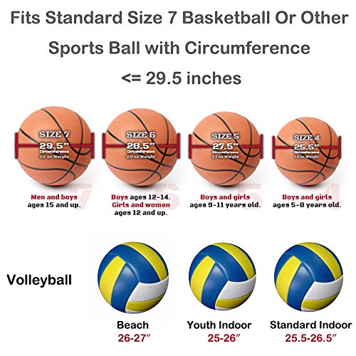 FoRapid Size 7/29.5" Basketball Bag Soccer Ball Football Volleyball Softball NBA Basketball Bag Holder Carrier+Adjustable Shoulder Strap 2 Mesh Pockets f/ Water Bottle Towel Sports Shoes-Camo (Camo)