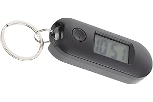 Hemobllo Keychain Pocket Watch Mini Digital Watch Portable for Children Kids Student Without Battery Easy to Read Time