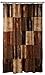 Popular Bath Zambia Collection, Shower Curtain, Chocolate 72.00
