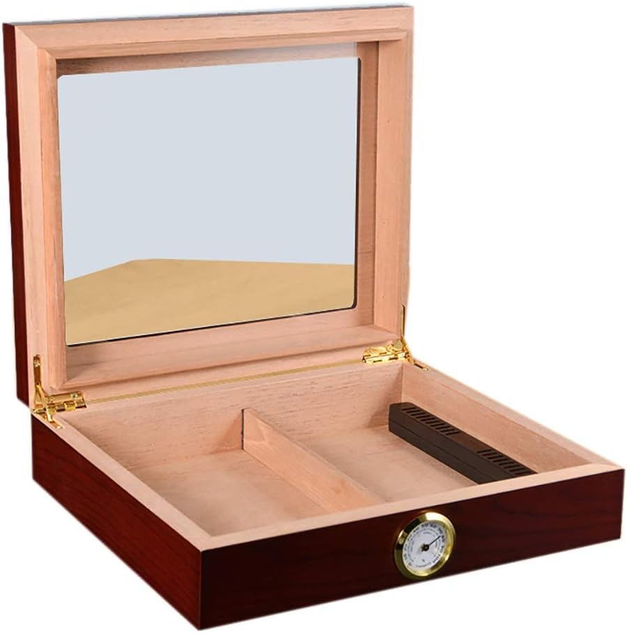 Lxc Caja De Cigarros De Madera De Cedro Transparente Caja ...
