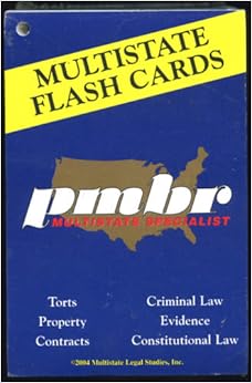 Pmbr S Multistate Bar Review Flashcards Pmbr Amazon Com