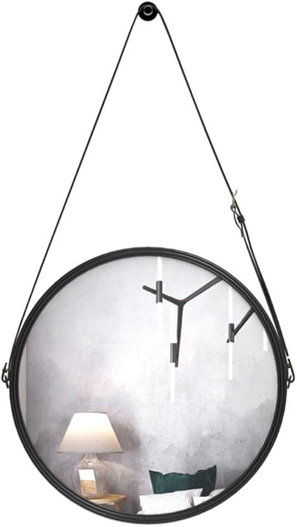 WEHOLY Badezimmerspiegel Schminkspiegel Runder Wand-Hängespiegel mit