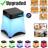 [Upgraded] Hidden Camera Wireless Spy Cameras Night Light WiFi Nanny Cam Home Security Cams Live Stream Video via Android/iPhone APP