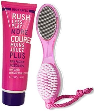 Pink Passion Exfoliating Foot Scrub Bundle - 2 Products by Body Raves