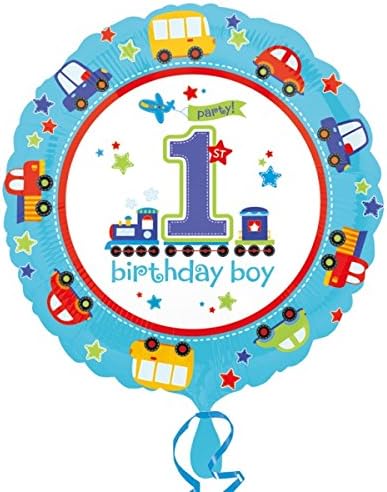 Foil Balloon 1St Birthday Boy 43Cm