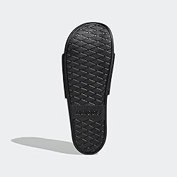 adidas Unisex Adilette Comfort Slides Sandal, Core