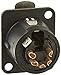 Neutrik NC5FD-L-B-1 5-Pole Female Receptacle, Black/Gold Contacts