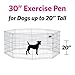 MidWest Foldable Metal Exercise Pen / Pet Playpen, 24″W x 30″Hthumb 2