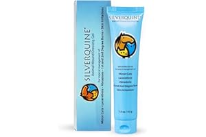 Silverquine Hot Spot Gel for Dogs and Cats - Dog Wound & Pet Skin Irritation Solution for Birds, Hamsters, Emergency Kit, Hydrogel Ointment for Cuts, Burns, Itch, Pet Restoration & Wellness - 1.5 Oz