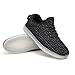 [NEW SIZE VERSION] LeoVera Men's & Women's LED Shoes Luminous Flashing Sneakers LVYZ86-Black-39