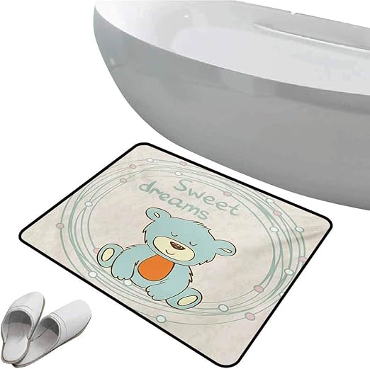 Anyangocho Sweet Dreams - Felpudo para el piso, diseño de oso de