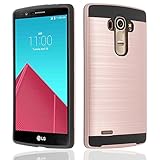 LG G4 Case, ZeopoCase Hybrid Armor Hrad and Soft Dual Layer Defender Protective Case Cover for LG G4 (Teal)