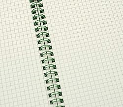 Yansanido Spiral Notebook, 4 Pcs A5 Thick Plastic