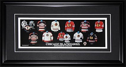 blackhawks jersey frame