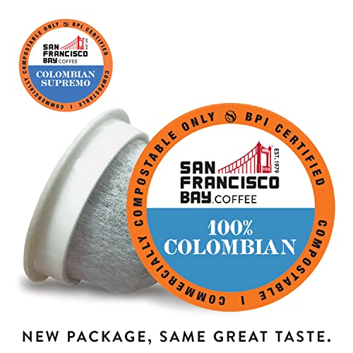 San Francisco Bay Compostable Coffee Pods 100 Colombian (80 Ct) K