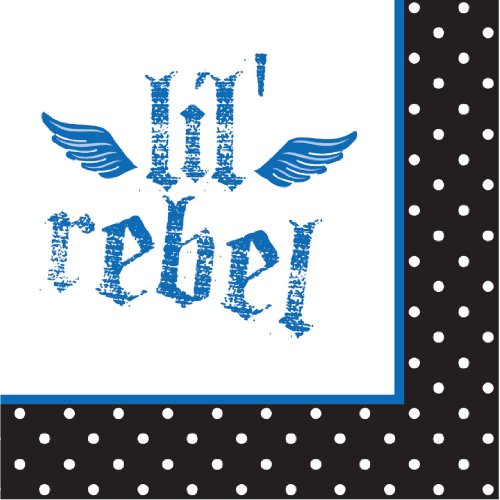 16-Count Paper Beverage Napkins, Rebel Birthday