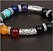 Jewelry Chic Retro 7 Chakra Healing Yoga Reiki Prayer Bead Bracelet Buddha Head Bracelet