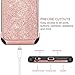 iPhone 6 Plus Case,iPhone 6S Plus Case,BENTOBEN Sparkly Glitter 2 in 1 Hard PC Laminated with Shiny Faux Leather Soft TPU Bumper Shockproof Protective Case for iPhone 6S Plus/6 Plus 5.5 Inch,Rose Gold