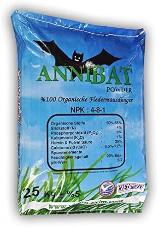 Guano abono polvo Murciélago Fertilizante bio Bat Envía iliser Bat ...