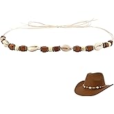 nemokamai Cowboy Hat Bands for Men Women, Leather Hatbands Belt for Cowboy/Western/Fedora/Cowgirl Hats