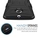 Nexus 6 Case - MoKo Shock Absorption Scratchproof Full Body Rugged Cover Holster Belt Clip Kickstand Protective Case for Google Nexus 6 (2014), BLACK