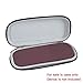 Hermitshell Hard EVA Travel Burgundy Case Fits Surface Arc Mouse（2017 New Edition