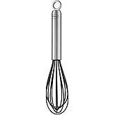 Rösle Stainless Steel & Silicone Balloon Egg Whisk, 6 Wire, 10.6-inch