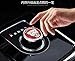 AUTO-P Gearshift Knob Frame Ring Trim Cover Sticker For Jaguar XF/XE /XJ/XJL/F-PACE （Pack of 1） (Red) (red)