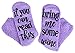 Wine Socks with Cupcake Packaging (Lilac) - If You Can Read This Bring Me Wine - 6 Colors to Choose From!