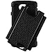 ElBolt Dual Layer Protective Case for LG Tribute / LG Optimus F60 - Black with Free HD Screen Protector by ElBolt TM