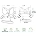Baby Safety walking Harness-Child Toddler Walking Anti-lost Belt Harness Reins with Leash Kids Assistant Strap Angel Wings Travel Backpack (Red)