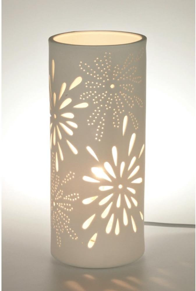 HGD Porcelain Lamp, Ceramic, White
