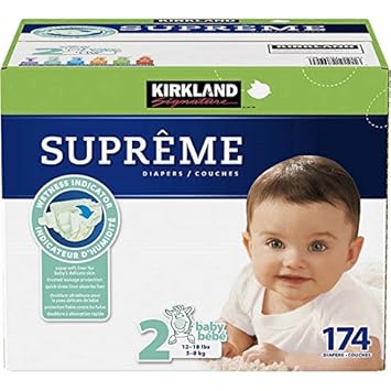 kirkland size 3 diapers weight