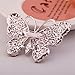 Tonsee Fashion Openwork Hollow Women Diamond Butterfly Brooch Corsage Jewelry