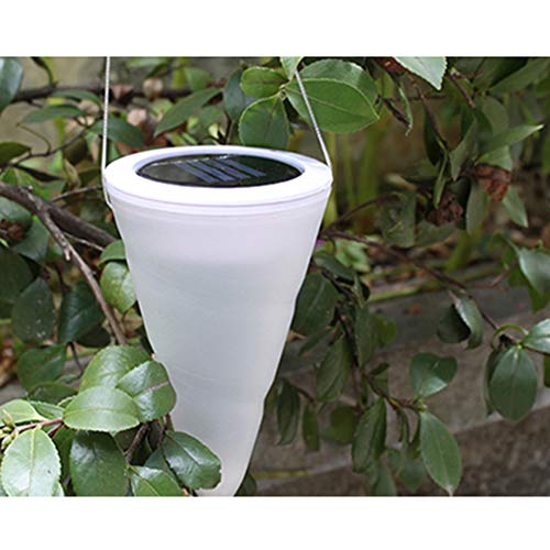 image for Wudi Cone LED Lamp Solar Power Light Garden Lights Outdoor Cornet Cone