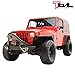 Tidal Front Tube Fender Flare LED Rocker Guard with Steel Mesh Fit for 87-95 Wrangler YJ