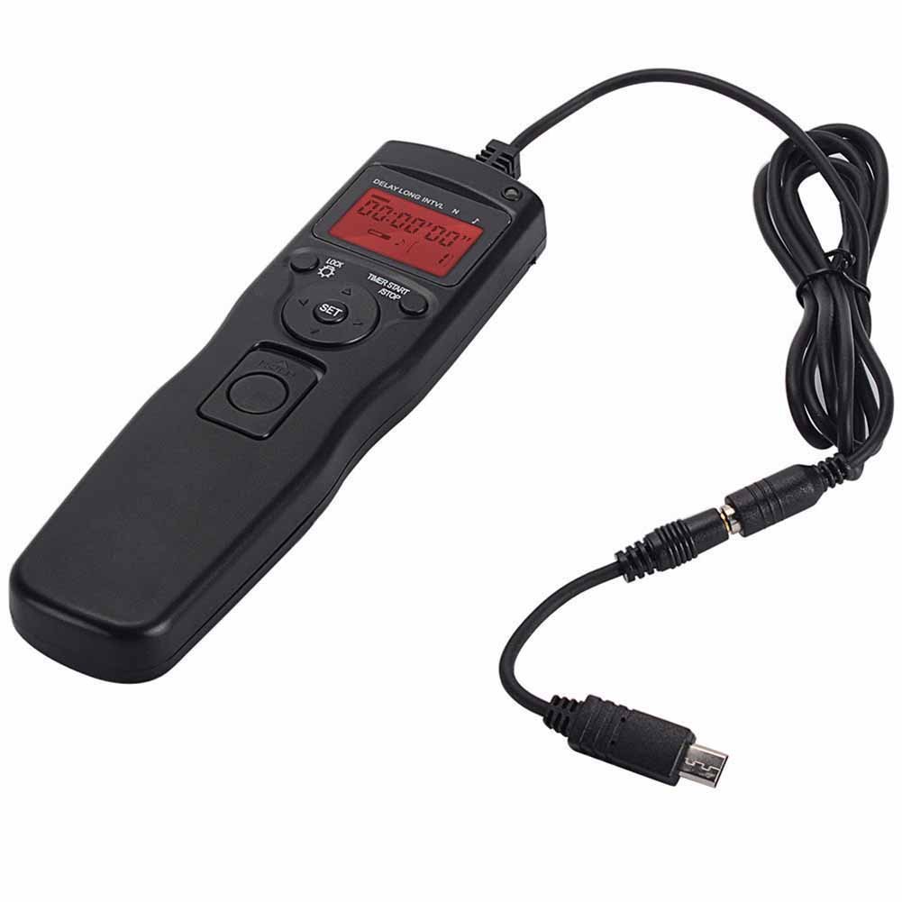 RGBS LCD Timer Shutter Release Time Lapse Intervalometer Remote Control for Sony A7, A7 II, A7R, A7R II, A7S, A3000, A5000, A5100, A6000, A58, NEX-3N, HX50V, HX90V, HX300, HX400, HX400V DSLR Camera