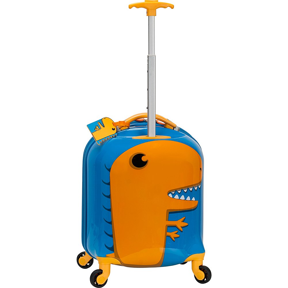Rockland Jr. Kids' My First Hardside Spinner Luggage, Telescoping Handles, Owl, Carry-On 19-Inch