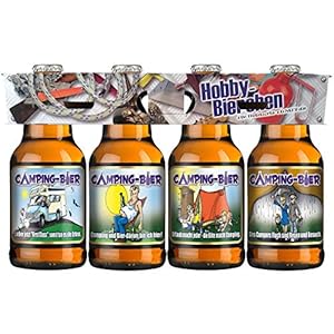 Camping Bier im Hobby Motiv Träger
