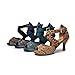 BAYSA Women Fashion Rhinestone Latin Ballroom Salsa Tango Dance Shoe