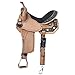 Silver Royal High Noon Barrel Saddle w/ Black Hair Overlaythumb 1