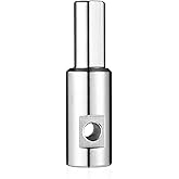 Ice Auger Drill Bit Adapter, Stainless Steel Ice Auger Drill Attachment Fit for 1/2 inch/ 1.27 cm & 1/4 inch/0.64 cm Holes Wi