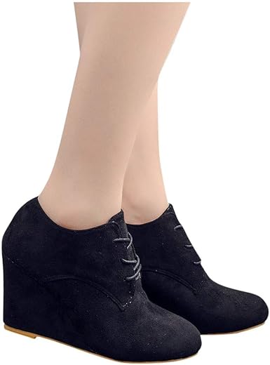 short wedge boots