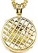 GWOOD Egyptian Gold Color Pendant with 36 Inch Long Cuban Necklace