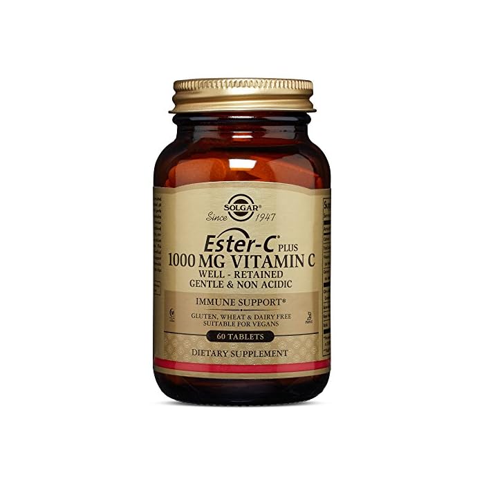 Solgar - Ester-C Plus Vitamin C (Ester-C Ascorbate Complex) 1000 mg Tablets