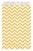 200 pcs Yellow Chevron Paper Gift Bags Shopping Sales Tote Bags 6