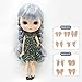 The 30.5cm ICY Nude Doll,can Change The faceplate and Clothes for DIY Maker,19 Joint Body Doll is Suitable for Girls Present and Best Gift. (Colorful3)