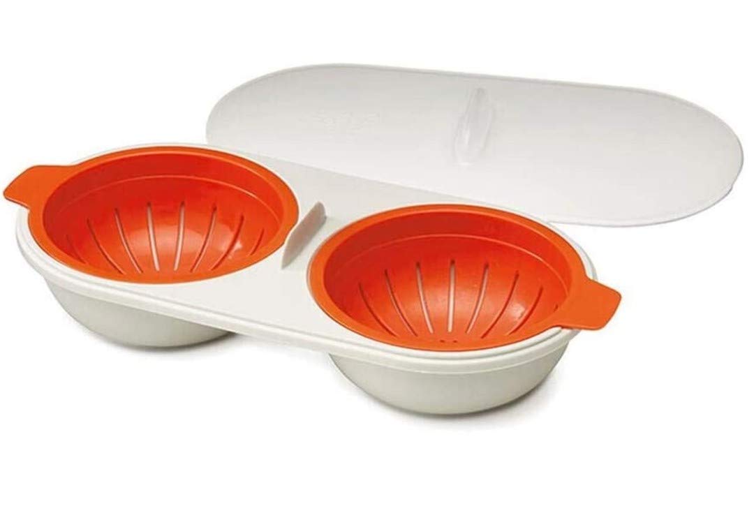 Buy YANCI Eggs Poacher Cup, Draining Egg Boiler Microwaveable, Double