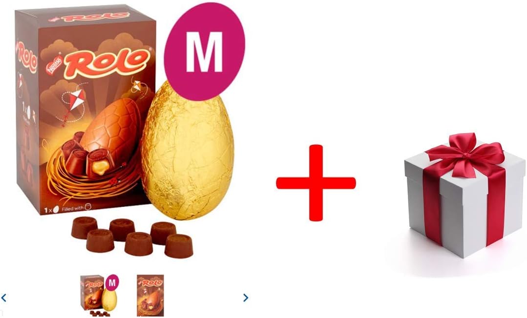 MadeInAngleterre chocolate (Size M OFFICIAL 2019 design ROLO with Easter egg Medium size + ONE SURPRISE GIFT (EXCLUSIVE)